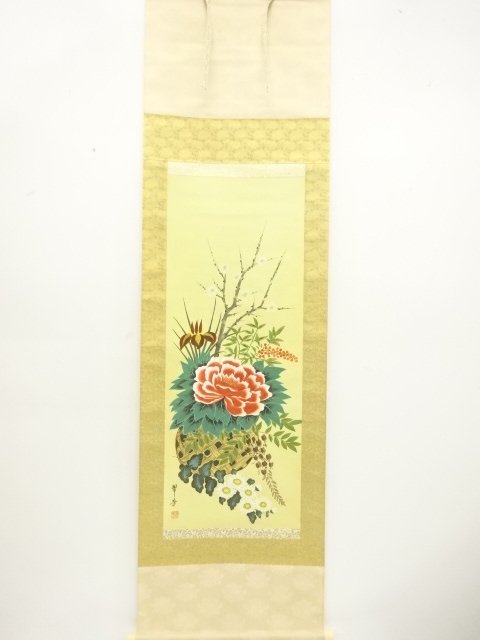 JAPANESE COLLECTIBLE / BY SUIHō: “FOUR SEASONS FLOWER PAINTING / ” HAN